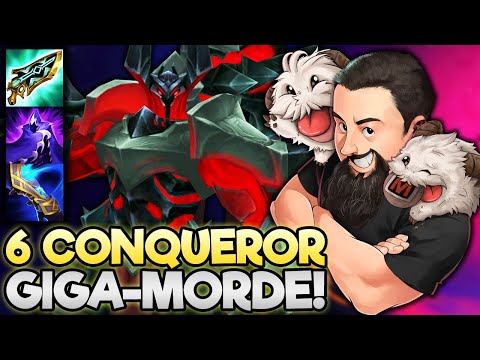 6 Conqueror - Mordekaiser go BONK!! | TFT Into the Arcane | Teamfight Tactics