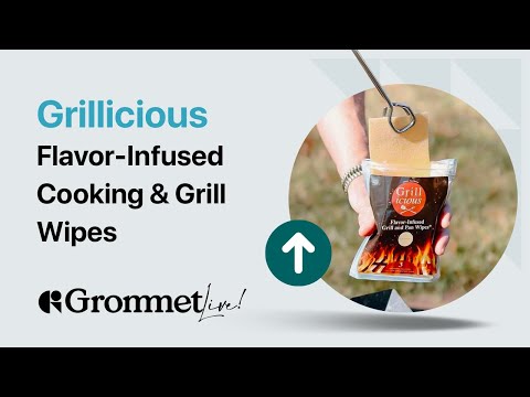 Enhance Your Grill Flavors with Grillicious Flavor-Infused Grill Wipes | Grommet Live