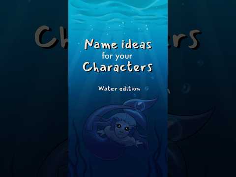 name ideas for your characters: water edition 🌊 #writing #originalcharacter #oc #writingideas