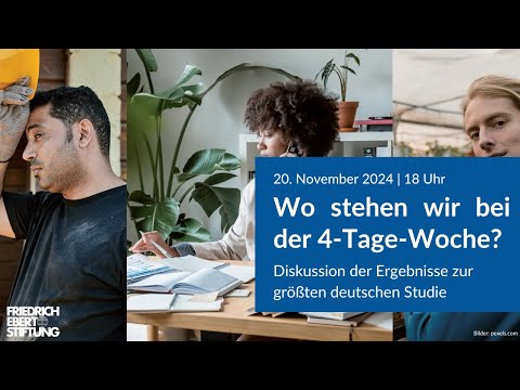 Wo stehen wir bei der 4-Tage-Woche? Diskussion der Ergebnisse zur größten deutschen Studie