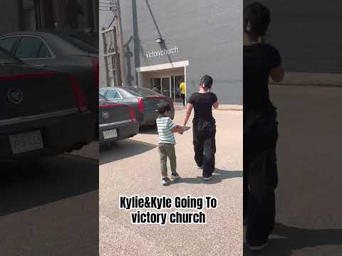 Kylie&Kylie Going to Victory Church #brothernsister #kyle #kylie #kidsbonding  #shortvideo