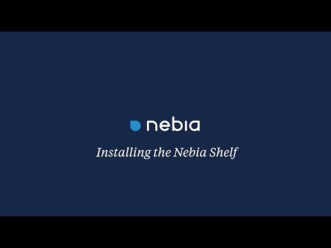 Installing the Nebia Shelf