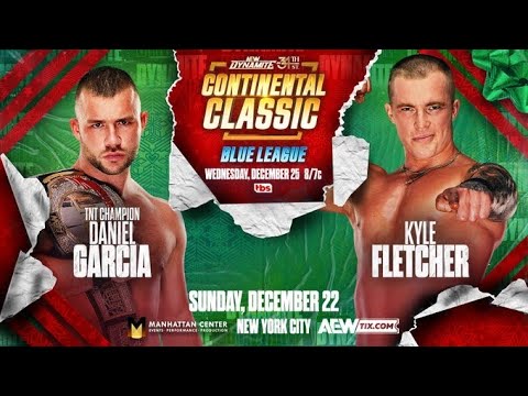 AEW Dynamite Daniel Garcia vs Kyle Fletcher Continental Classic (SIM)