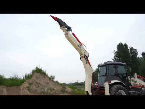 LUYU  brand backhoe loader with ripper