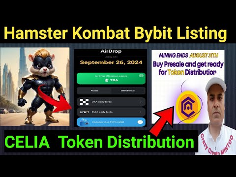 Hamster Kombat Bybit Exchange Listing || CELIA Withdrawal & Distribution || Wallet Connect