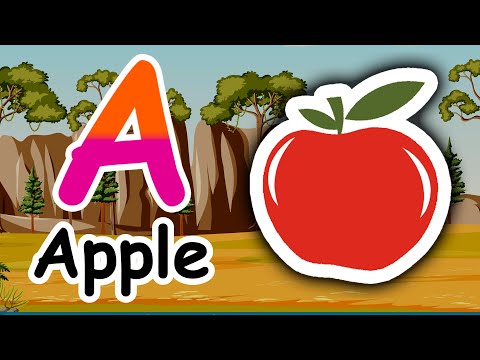 ABC Alphabet Vocabulary | Preschool Learning Videos | abcd for a for apple for kids