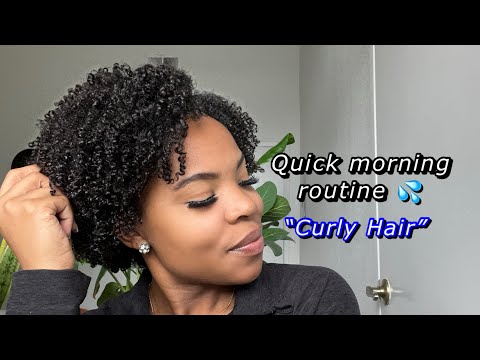 My morning Natural Hair routine! for | length retention | part 1|