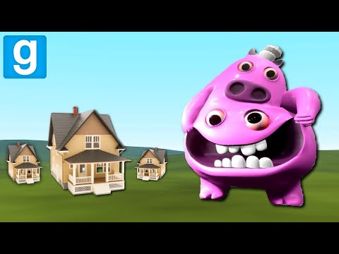 CHEF PIGSTER VS HOUSES! - Garry's mod Sandbox