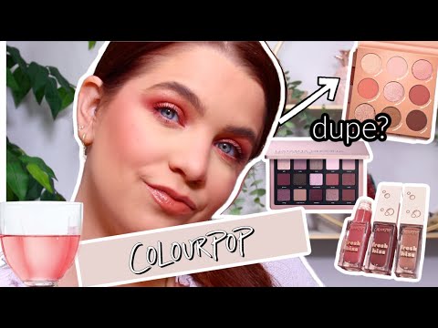 Colourpop By The Rosé Collection Review + Swatches/Tutorial