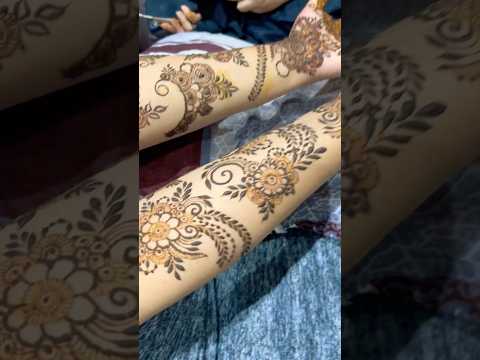 Arm length arabic henna design#arabichennadesigns #arabic #arabicmehndi #saudihenna#mehndidesign