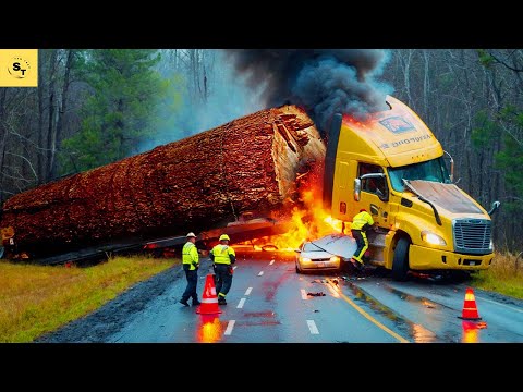 Top 10 Most Dangerous Truck Fails Ever! Extreme Heavy Equipment Fails Compilation #54