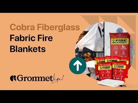 Ultimate Fire Safety with Cobra Fire Blanket Kit | Grommet Live