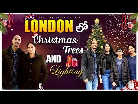 London Christmas Lights|Oxford Street Lighting|Telugu Vlogs|Surekha Telugu Vlogs from London