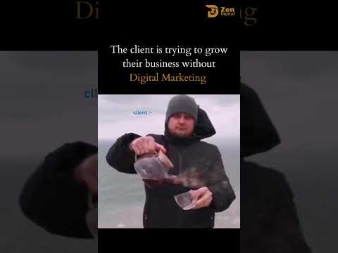 The client is trying to grow their business without digital marketing #digitalmarketing