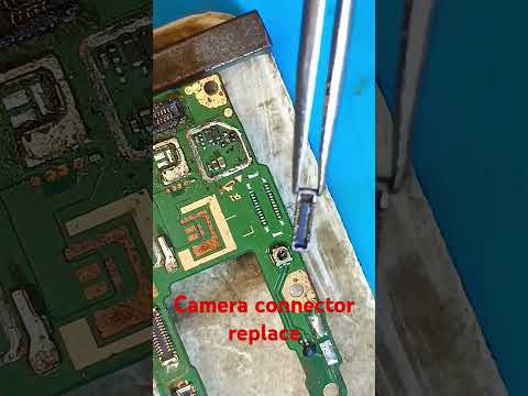 camera connector replace #repair #viral #tech #techinforsa #smartphone #phonecharger