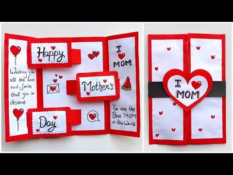 Mother's day pop up card 2024 / Mother's day special greeting card / DIY Mother's day card