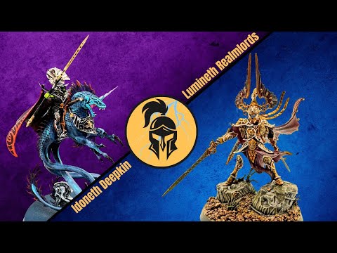 AoS Battle Report: NEW Studio Video! Idoneth vs Lumineth: Come Meet Our New Channel Partners!!