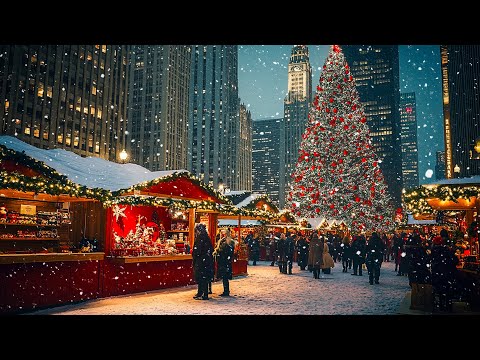 Beautiful Snowy Christmas Ambience 🎄Instrumental Christmas Music 🌲🎁 Christmas Ambience 2025