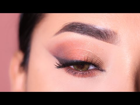 Very Simple and Easy Eye Makeup Tutorial || No Cut Crease No Glitter Eyeshadow Look || Shilpa