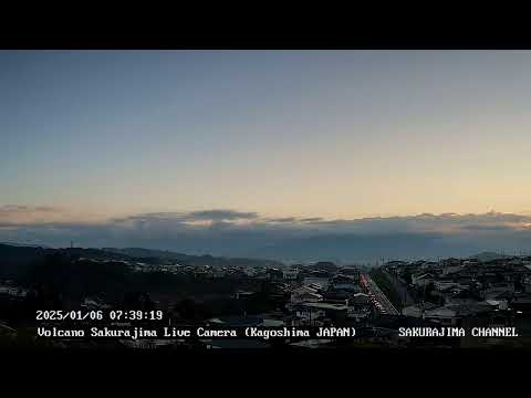 【絶景LIVE】桜島ライブカメラ（噴火・雲海・朝焼け・星空） live camera  volcano-Sakurajima ,Kagoshima,Japan