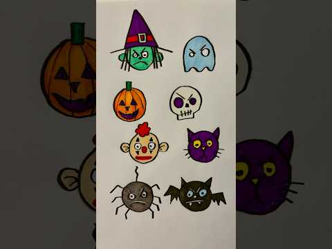 Get ready for Halloween with these 8 easy-to-draw characters.