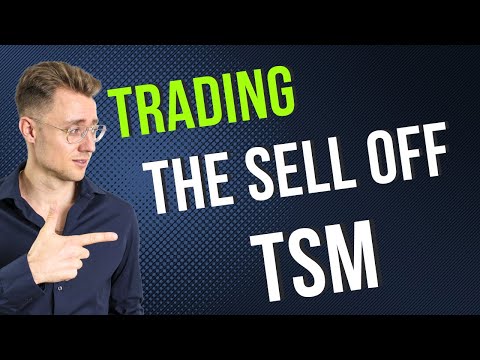 Small profit trading the TSM sell off!