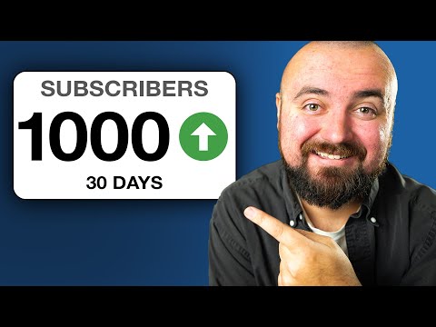 How To Get 1,000 Subscribers on YouTube (2024 Masterclass)