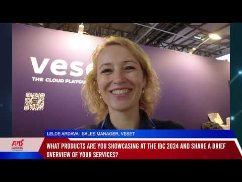 IBC 2024: Interview with Veset