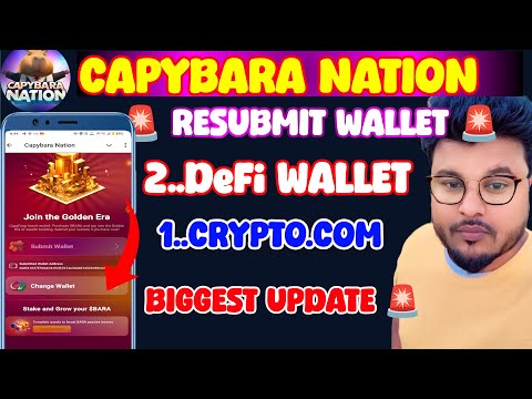 Capybara Nation Wallet Submission Update 🚨 l Capybara Nation Resubmit Wallet l Capybara