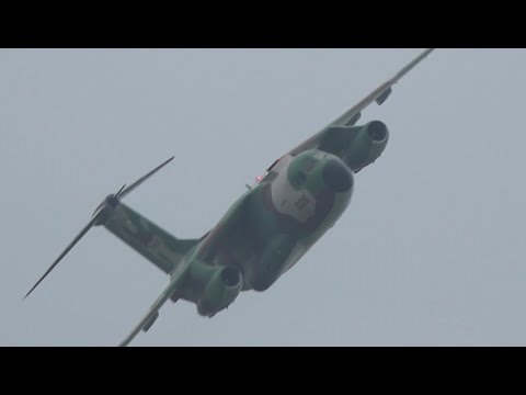 荒ぶるC-1・YS-11飛行展示 パッカーンもあるよ 美保基地航空祭2016