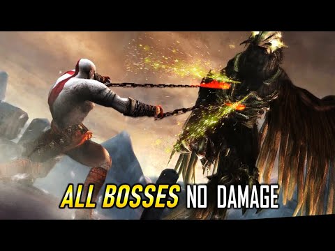 GOD OF WAR - Ghost of Sparta:  (All Bosses)  No Damage