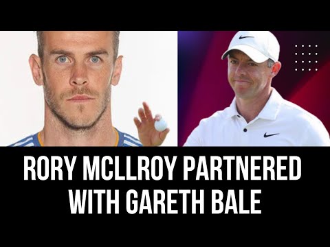 Rory McIlroy partnered Gareth Bale on Wednesday