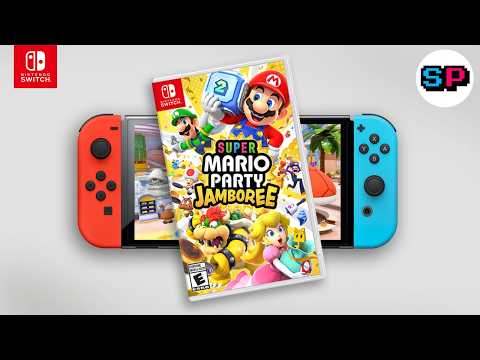 Super Mario Party Jamboree Unboxing & Gameplay on Nintendo Switch OLED