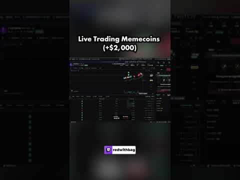 I Made $2,000 Trading Memecoins Live!