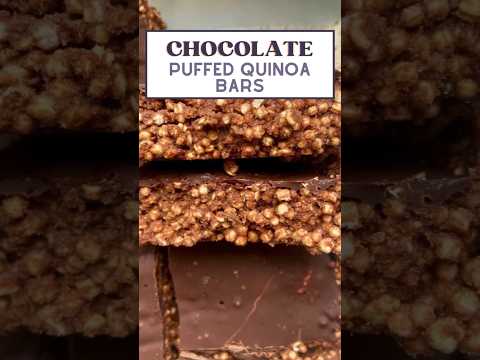 Guilt-Free, High Protein Quinoa Chocolate Snack Recipe