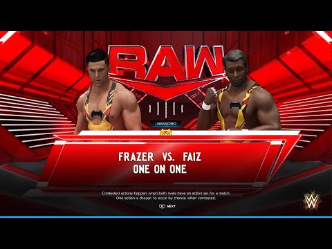 WWE 2K24 AWA Monday night dawn: Frazer vs Faiz