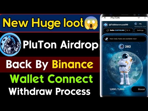 PluTon Airdrop | PluTon Telegram Bot | PluTon wallet Connect | Airdrop telegram