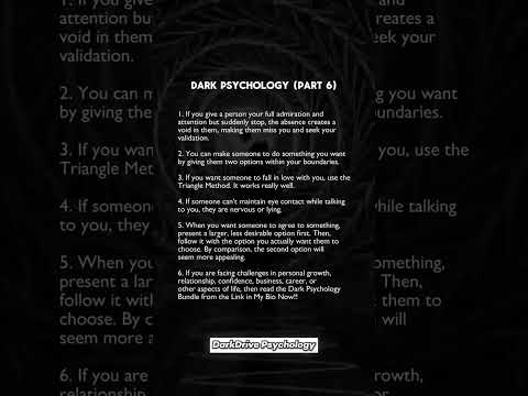 Dark Psychology #psychology #manipulation