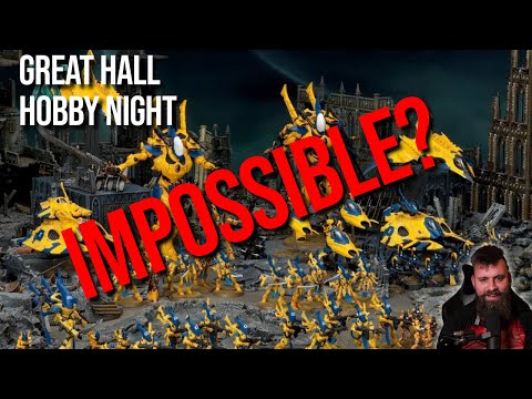 Can I paint an ENTIRE ARMY for a December RTT? - Great Hall Hobby Night