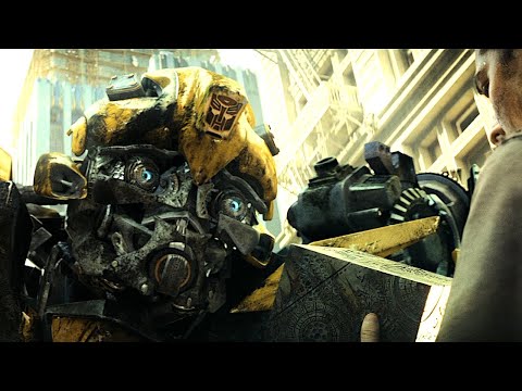 범블비 부상 장면 | 트랜스포머 (Transformers, 2007) [4K]