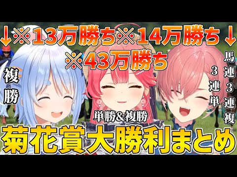 菊花賞で全員大勝利を収めたホロメン達の各視点まとめ【ホロライブ/さくらみこ/兎田ぺこら/鷹嶺ルイ/競馬/切り抜き】