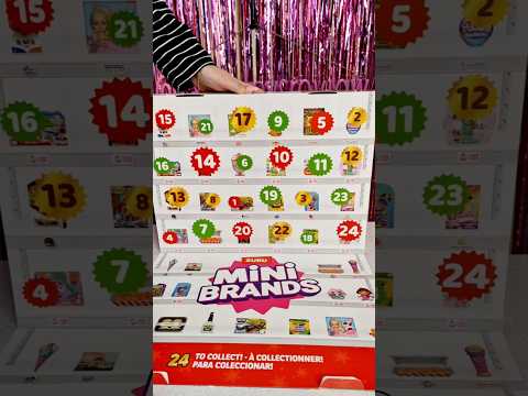 #shorts #asmr Unboxing Zuru 5 Surprise Toy & Foodie Mini Brands Advent Calendar 📅 Part 1