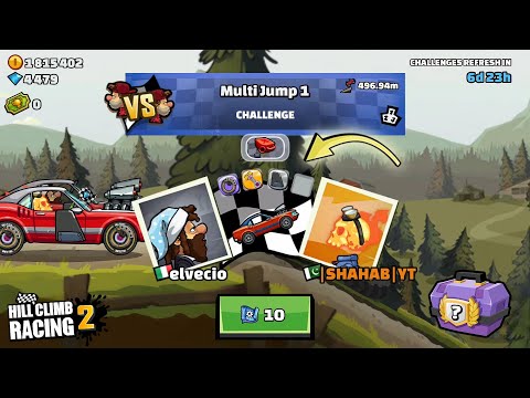 🔥 MULTI JUMP WITH MUSCLE CAR IN FEATURED CHALLENGES - Hill Climb Racing 2