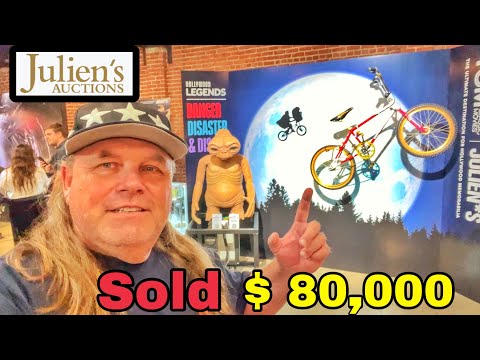 Juliens Auctions E.T. Elliotts Bike sold for $ 80,000 Dollars