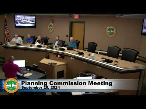 Planning Commission Meeting - 9/26/2024