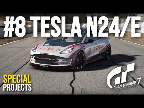 GT7 | #8 Tesla Model 3 N24/E Race Car Build Tutorial | Special Projects