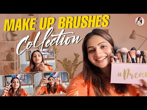 Nakshu’s Make Up Brushes Collection | Nakshathra Nagesh