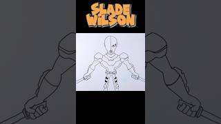 How To Draw Slade Wilson | TEEN TITANS GO! #shorts #drawing #teentitansgo #sladewilson