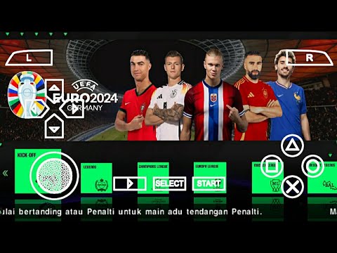 EA FC 24 PPSSPP Special Patch Copa Euro 2024 Update Transfer Camera Ps5  Best Graphics