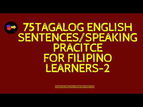 30 MINUTES TAGALOG ENGLISH SPEAKING PRACTICE FOR FILIPINO LEARNERS